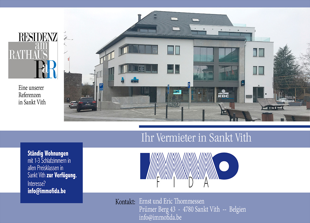 Immofida - Ihr Vermieter in Sankt Vith